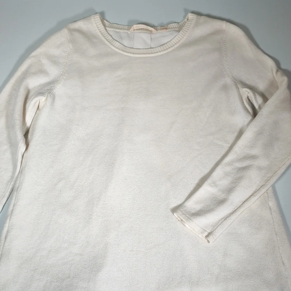 Soft Surroundings Sirena wool alpaca blend tunic ivory sweater‎ S